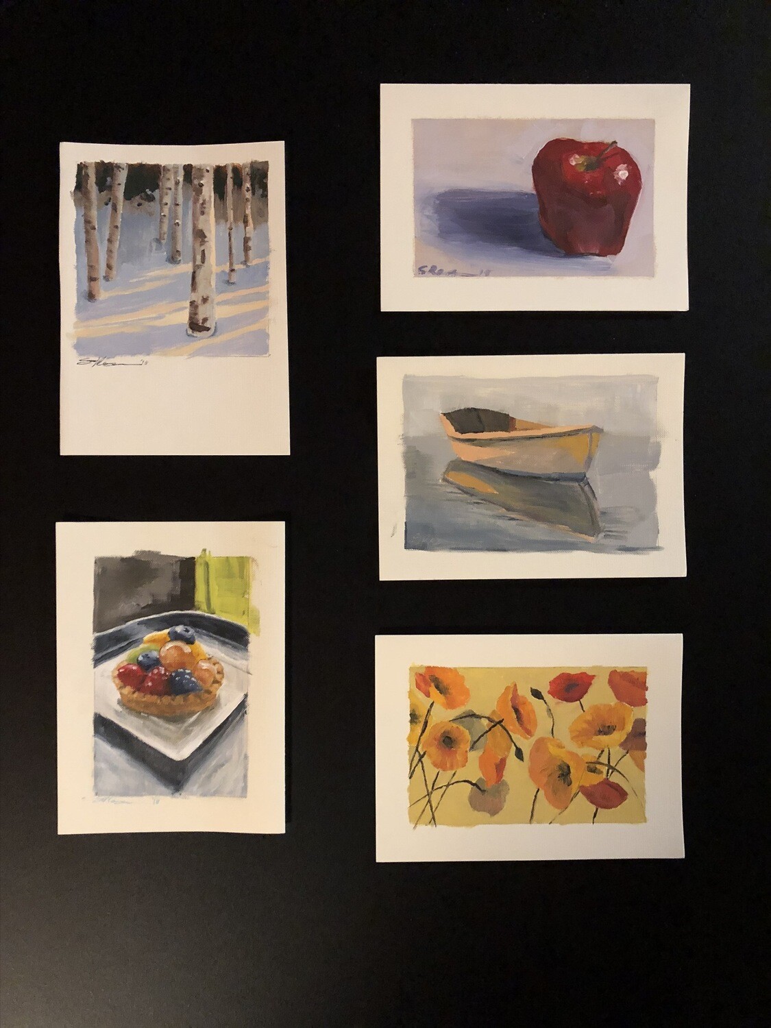 Set of 5 Greeting cards