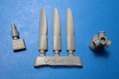 1/48 F4F-3/4 FM-1 Wildcat propeller Vector resin: VDS48129