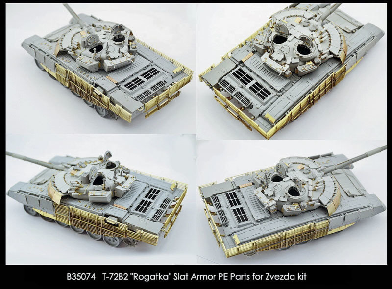 Miniarm 1 35 T 72b2 Rogatka Slat Armor Pe Parts Miniarm 1 35 T 72b2 Rogatka Slat Armor Pe Parts