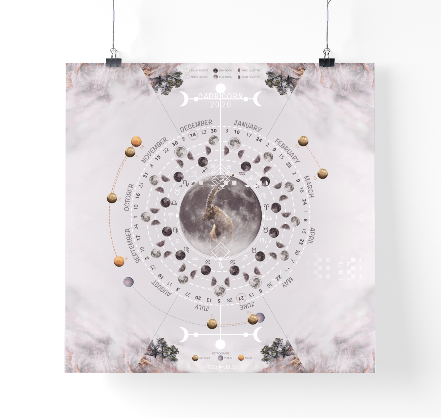 2020 Moon Calendar