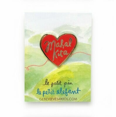 Mahal Kita Enamel Pin