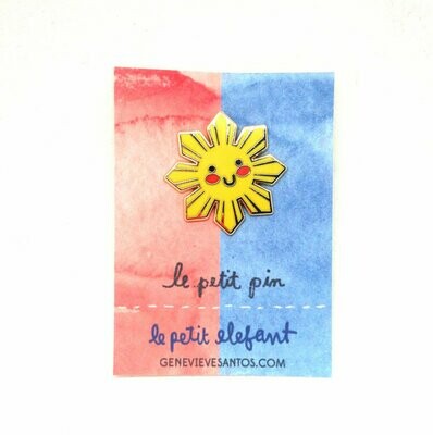 Philippine Sun Enamel Pin