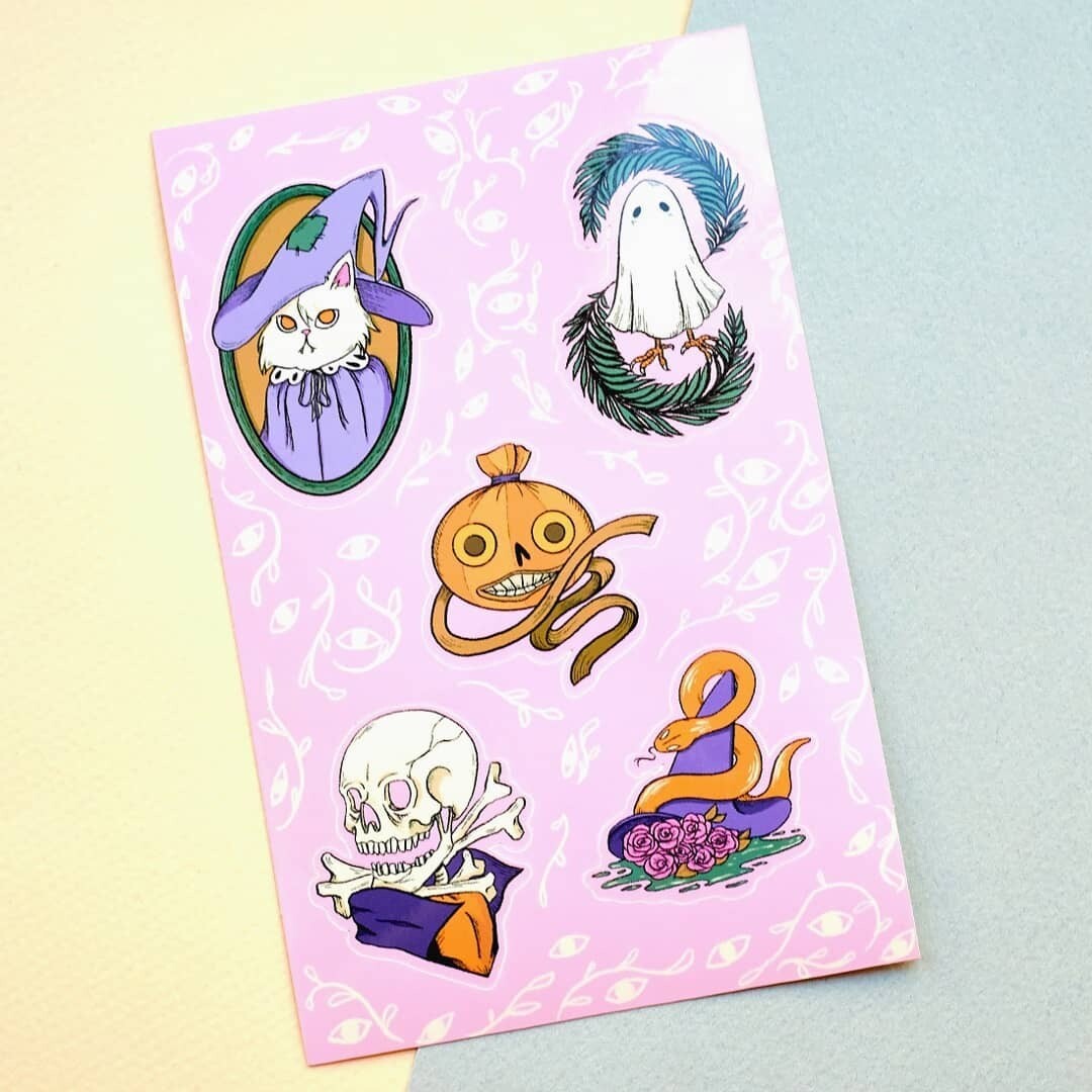 Cute &amp; Witchy Sticker Sheet