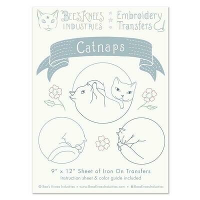 Catnaps Embroidery Transfers