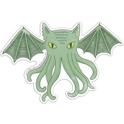 Cat-Thulhu Sticker
