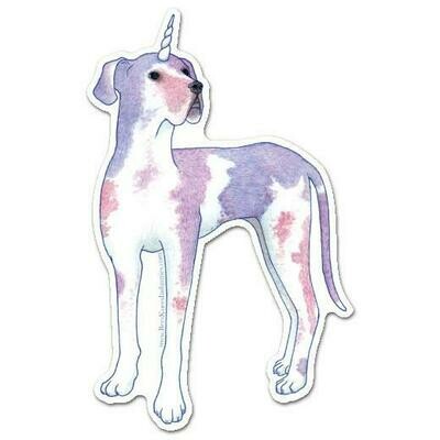 Great Dane Dogicorn sticker
