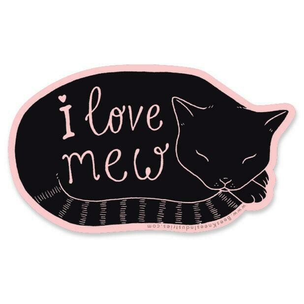 I Love Mew Sticker