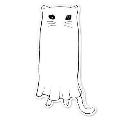 Floating Ghostie Sticker