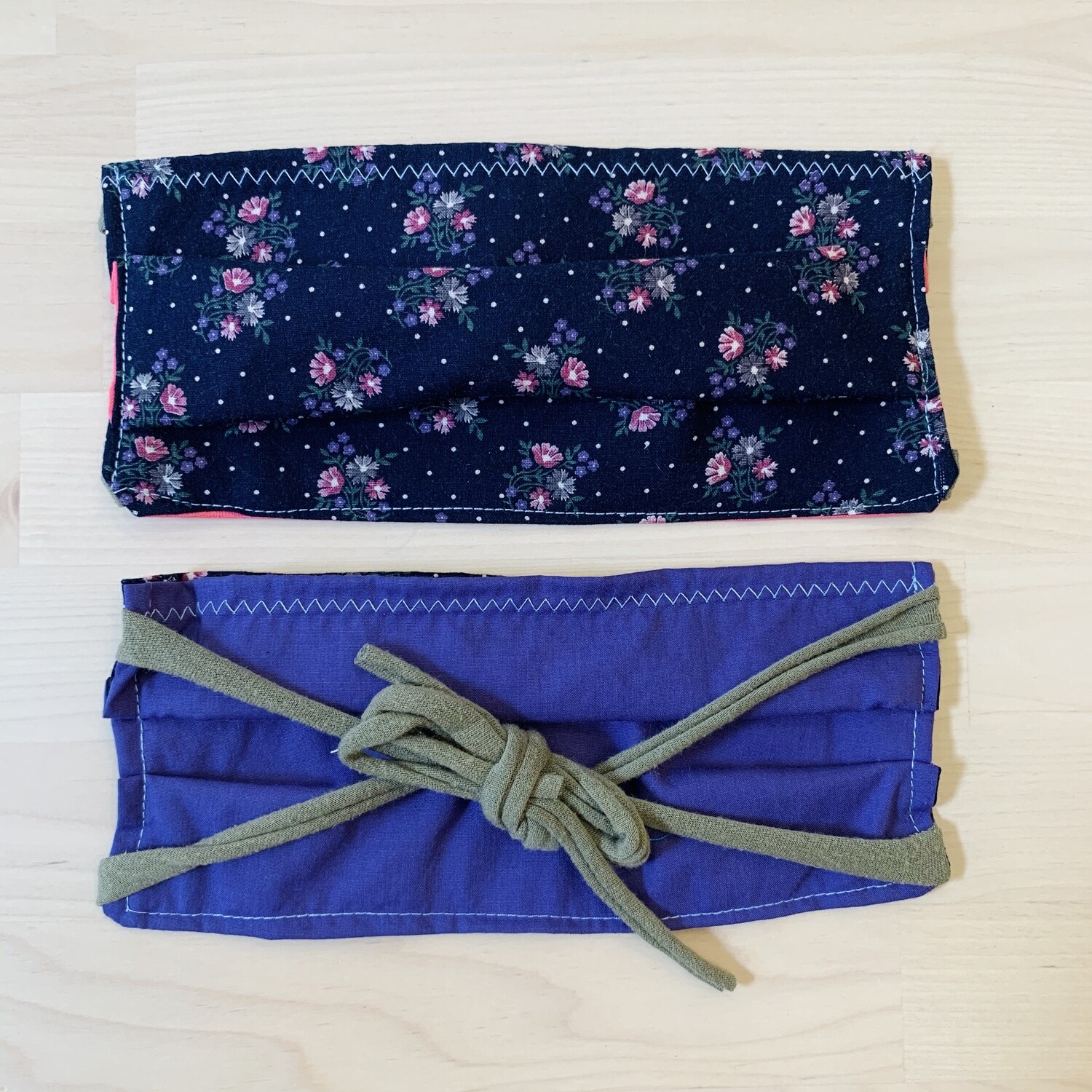 Handmade Mask w/ Pocket, Bundled Florals Handmade Mask w/ Pocket, Bundled Florals