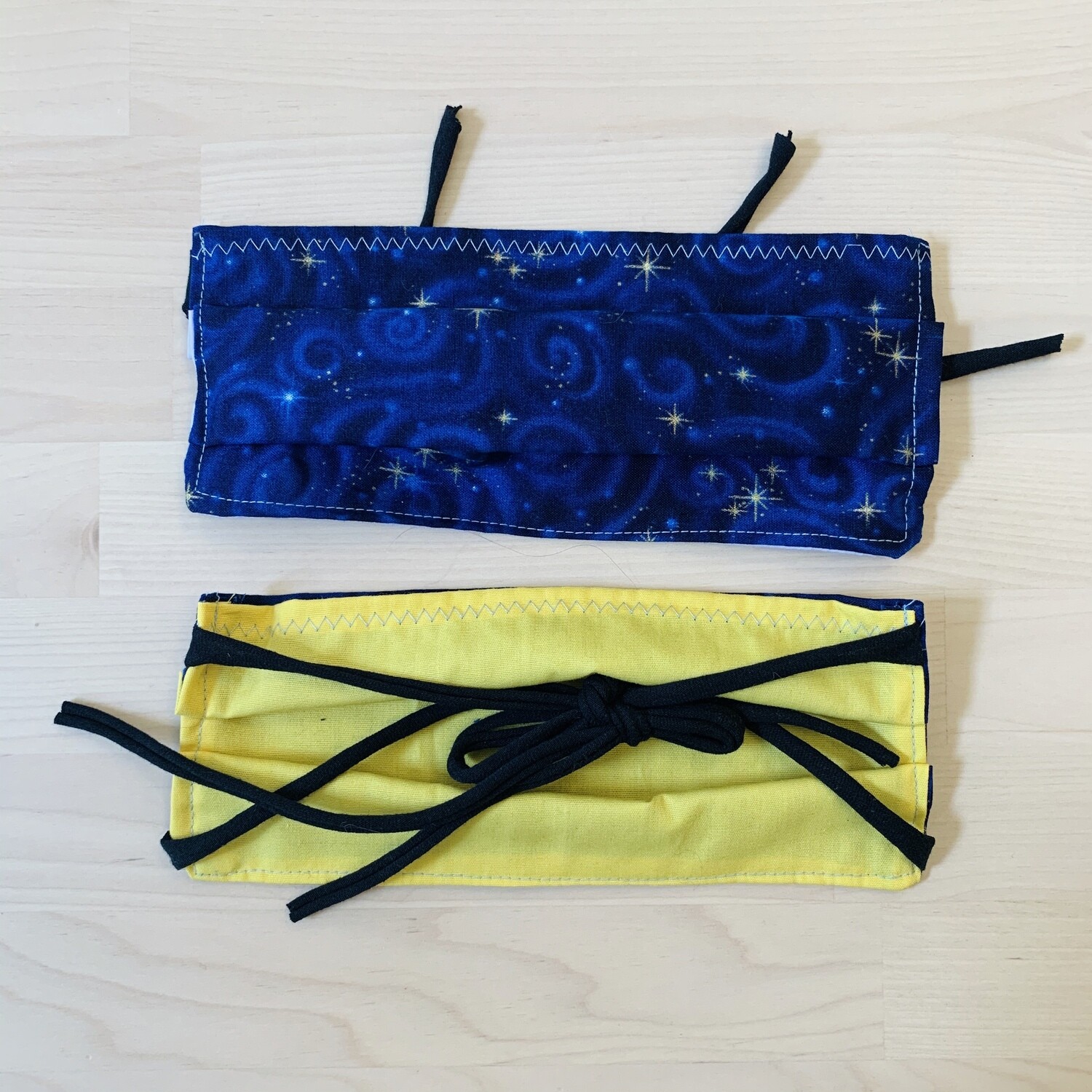 Handmade Mask w/ Pocket, Stars