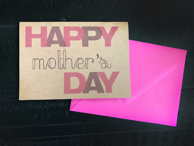 Happy Mother's Day Card - NEW