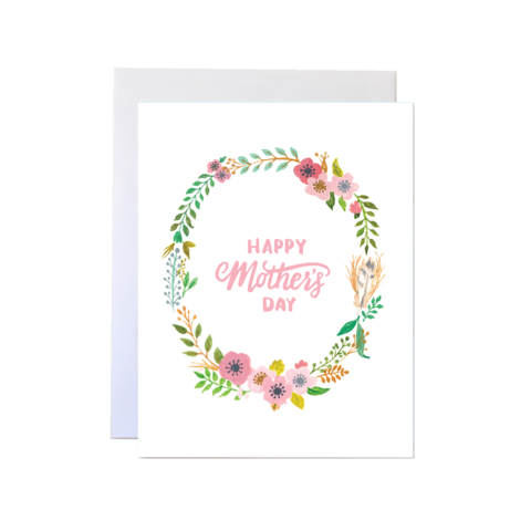 Mother's Day Wreath Card - II