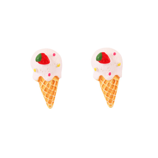 Vanilla Ice Cream Earring
