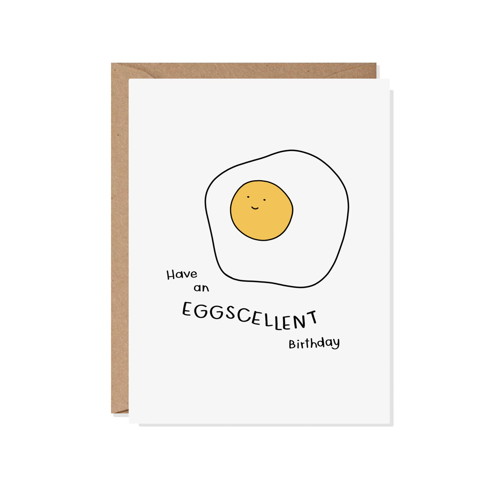 Have an Eggscellent Bday Card