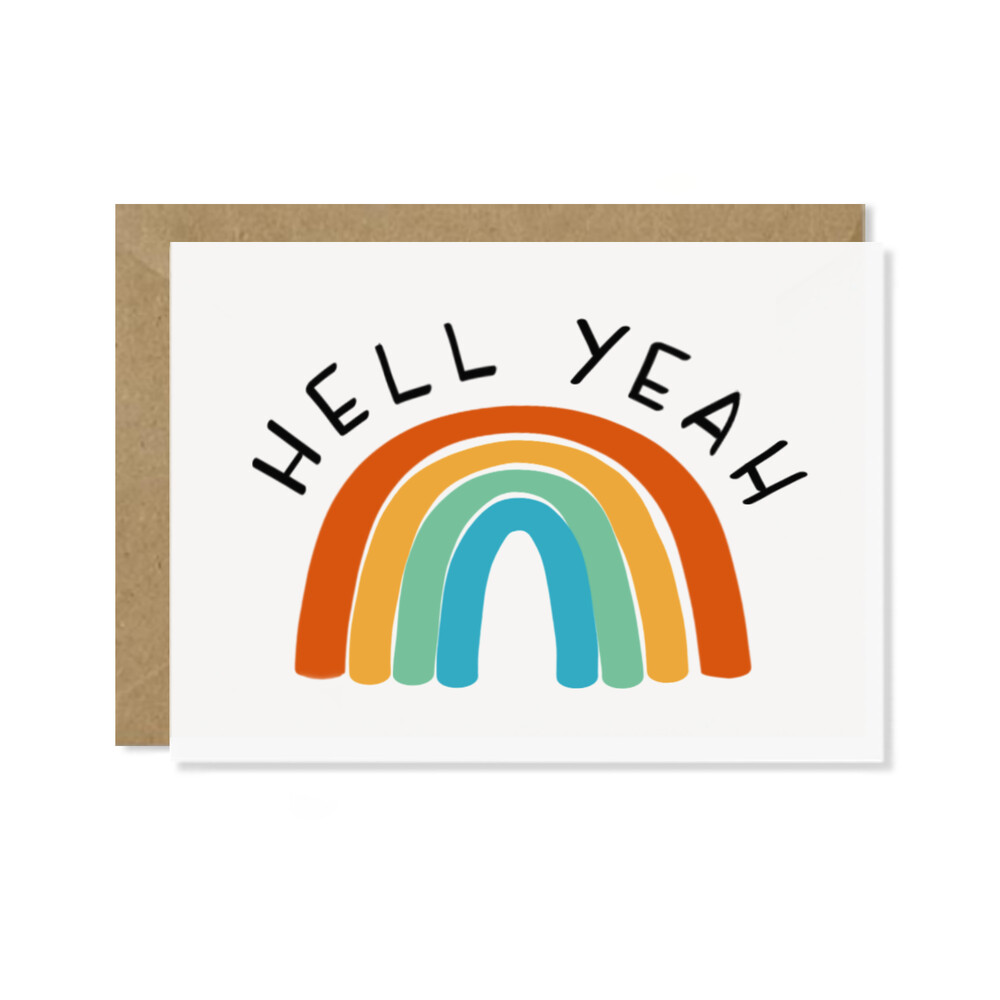 Hell Yeah (Rainbow) Card