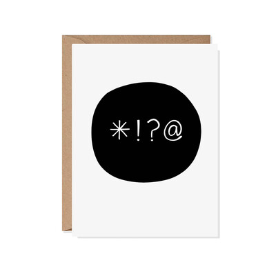 Four Letter Word Everyday Card