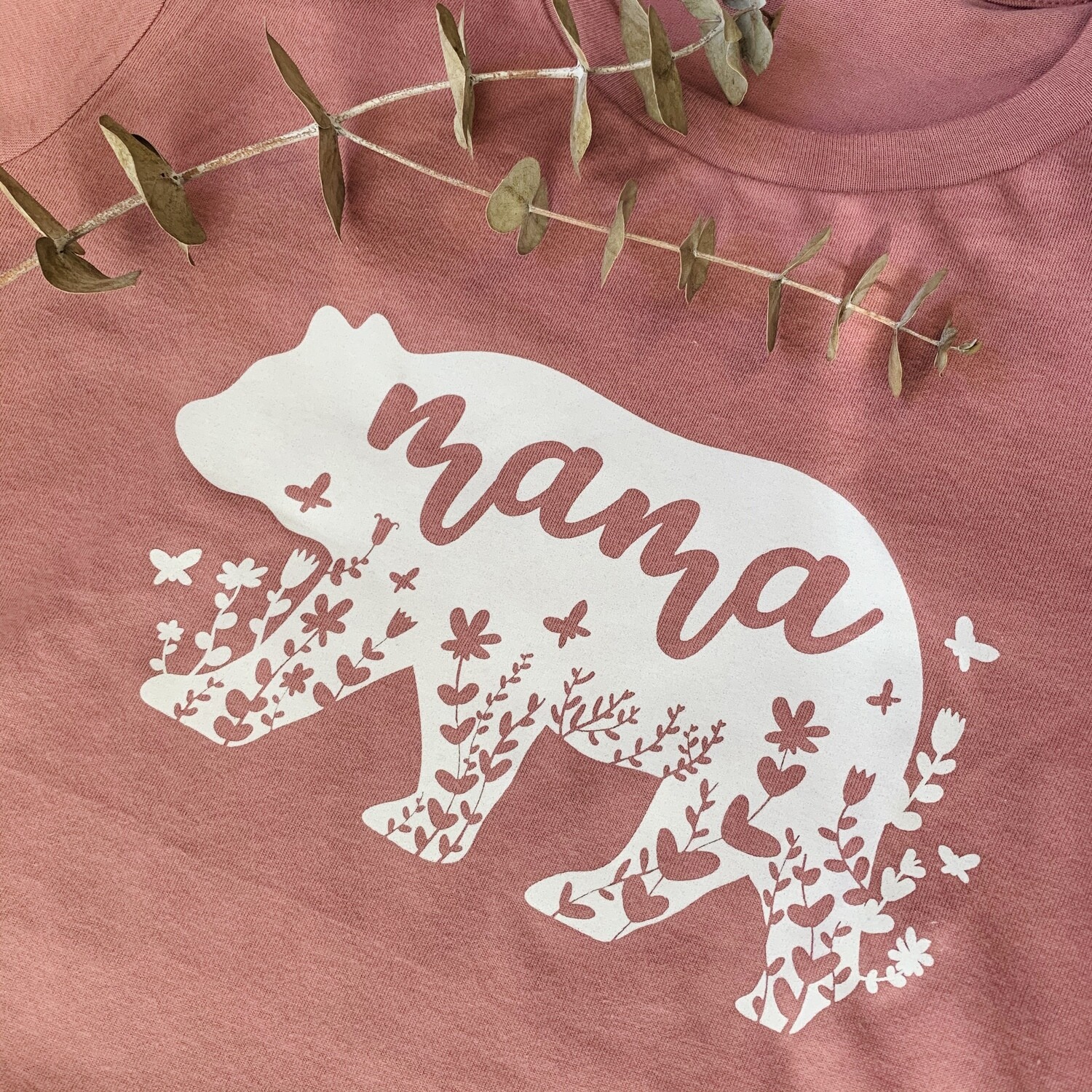 SALE - Mama Bear, Mauve - Feminine &quot;Favorite&quot; Tee