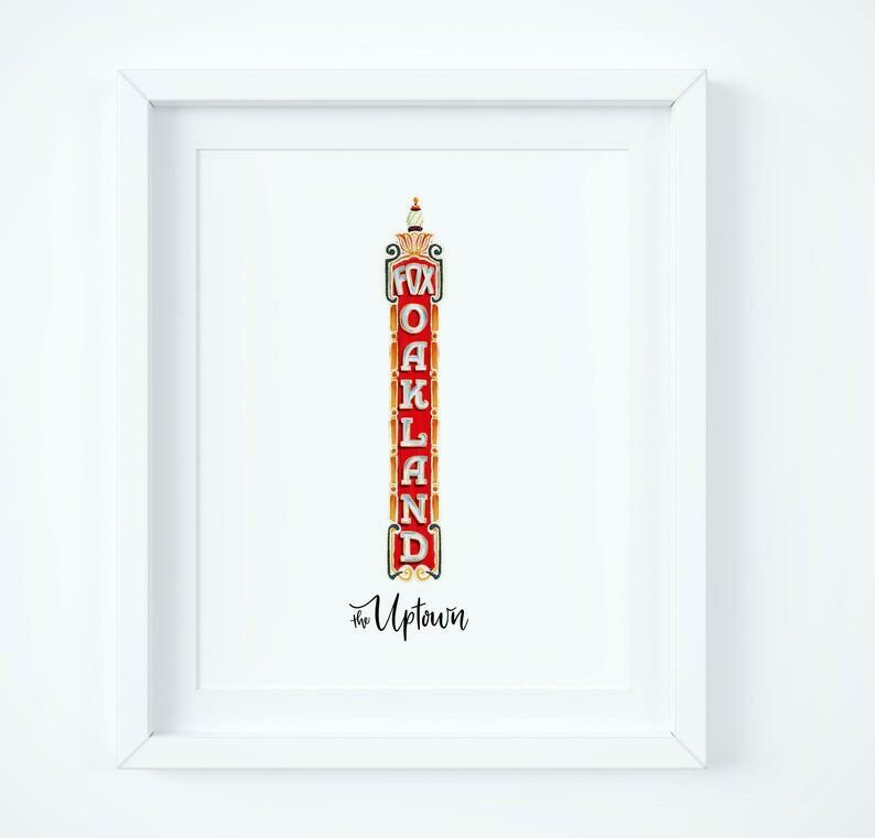 Fox Theatre, 8x10 Art Print