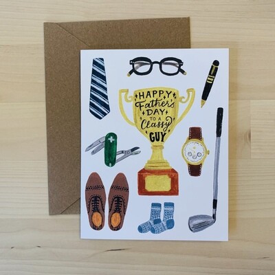 Classy Dad Items Father's Day Card