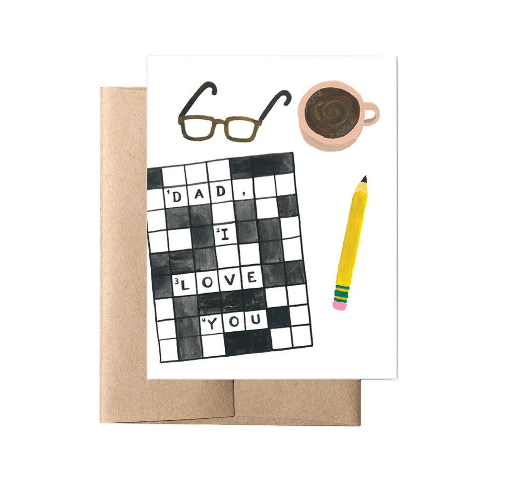 Crossword Dad Card - II