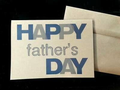 Happy Father's Day Card - NEW.