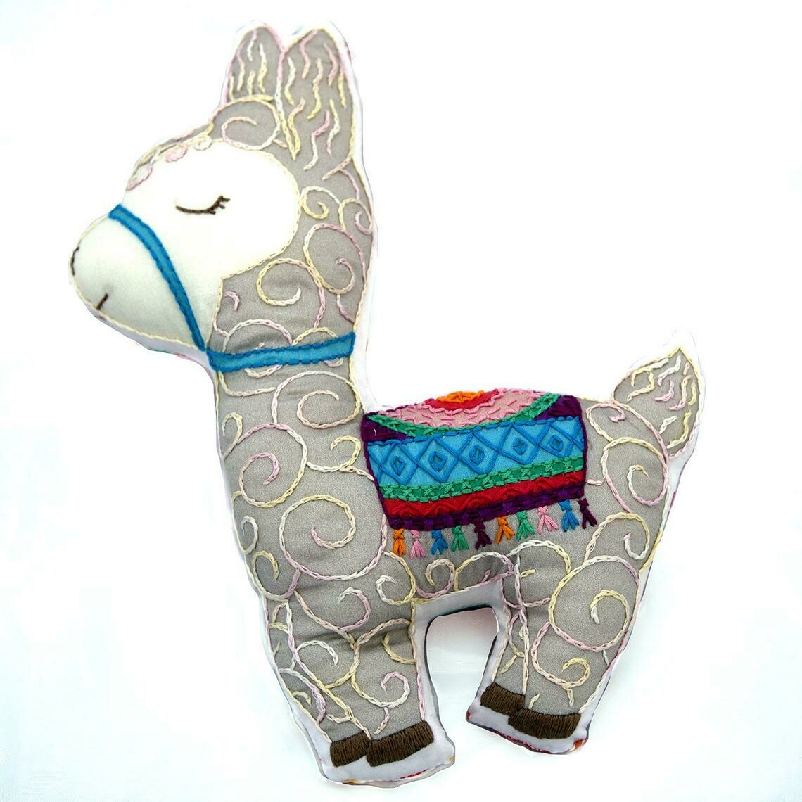 SALE - Crafty Creatures Embroidery Kit - Llama