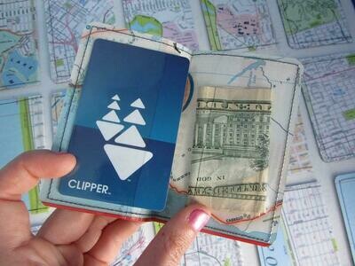 Slim Wallet - Map- SF