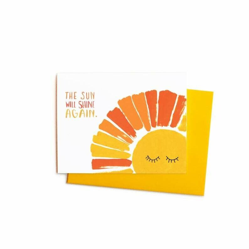 The Sun Will Shine Again Card, Single
