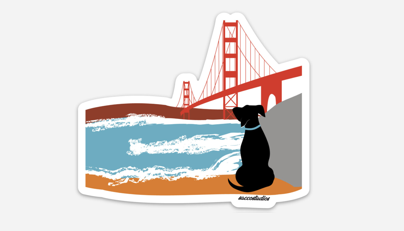 San Francisco Dog Decal Stickers