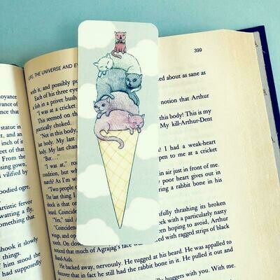 Ice Cream Cats Bookmark
