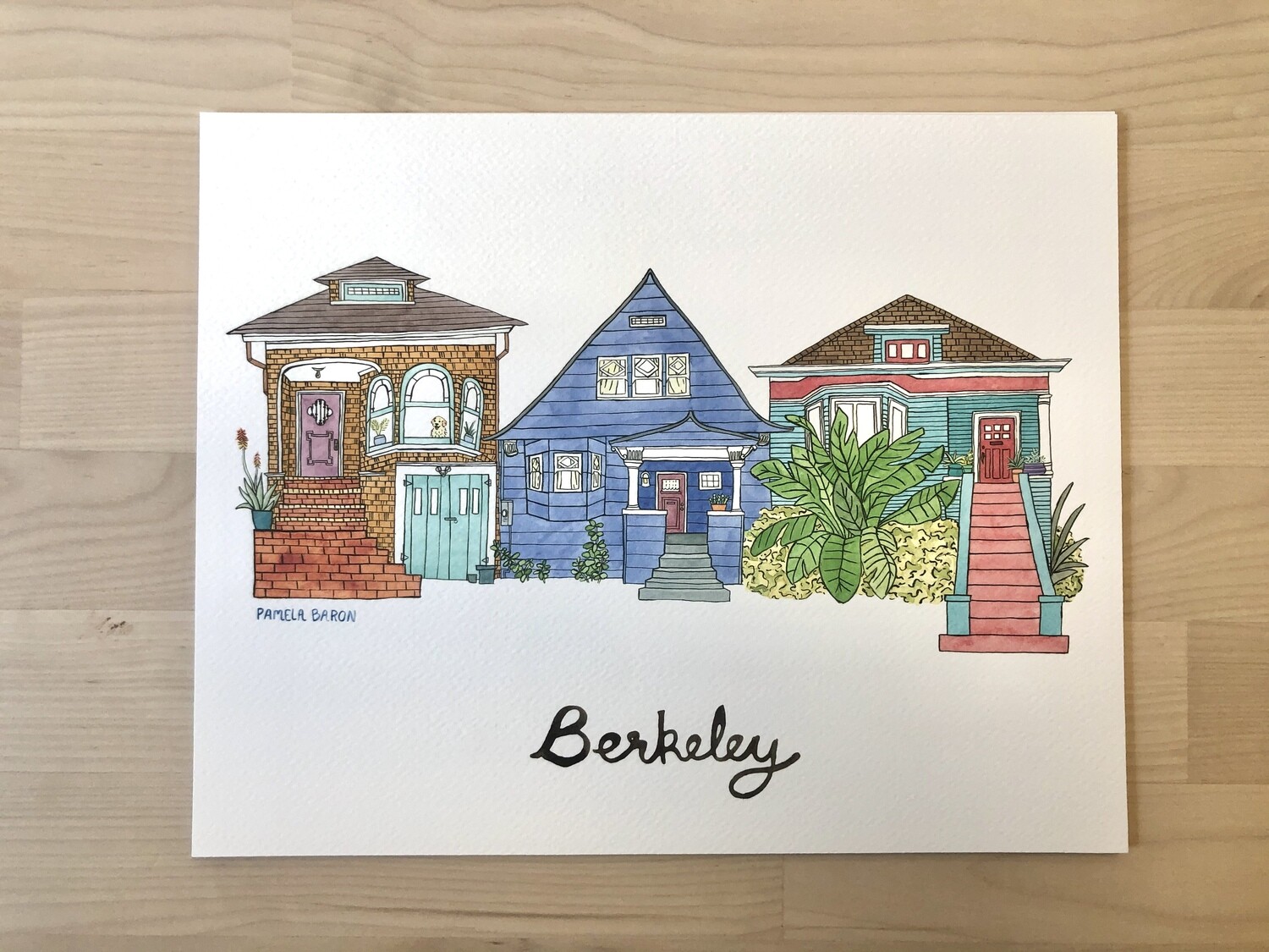 Berkeley Cool Tones, 8x10 Print