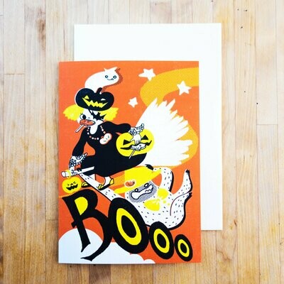 Boo Witch, Halloween Card