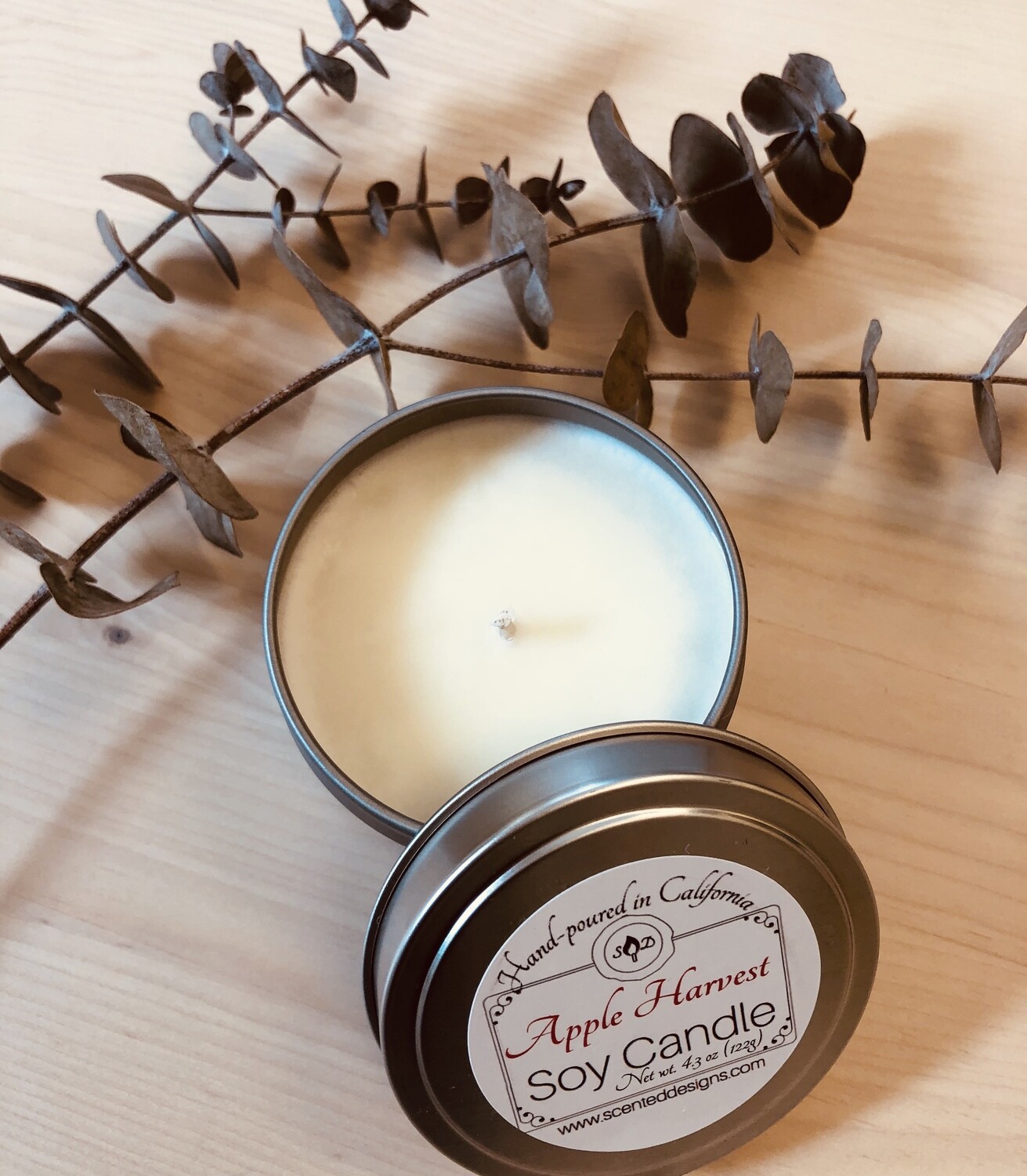 Travel Tin Soy Candle - Apple Harvest