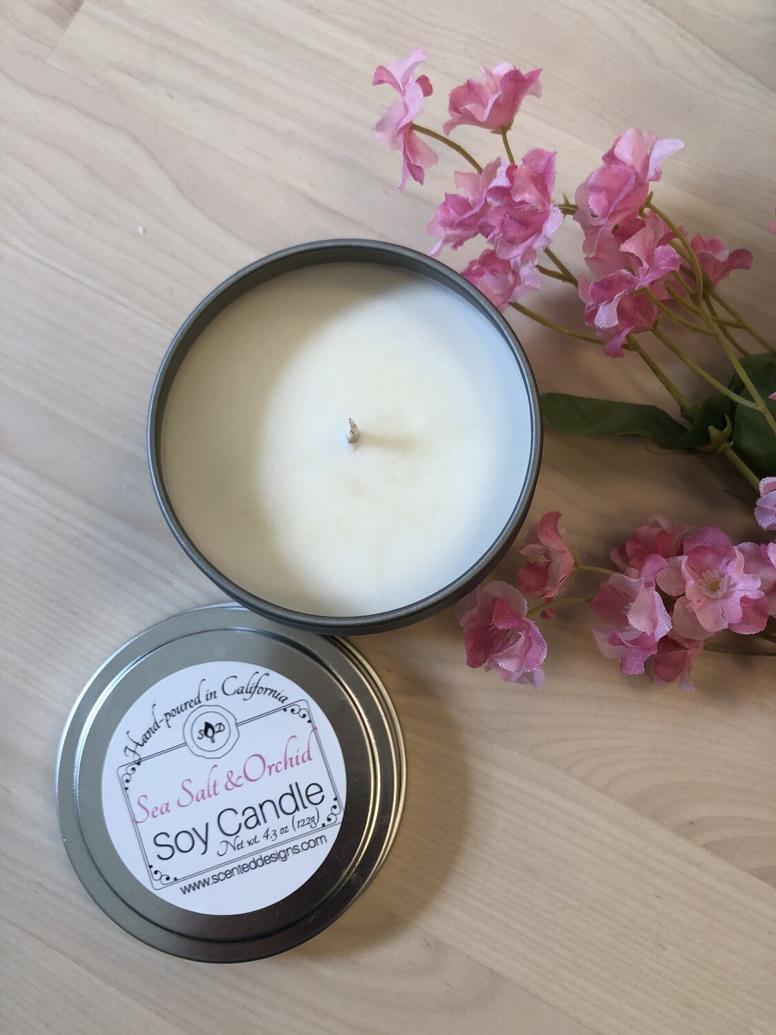 Travel Tin Soy Candle - Sea Salt