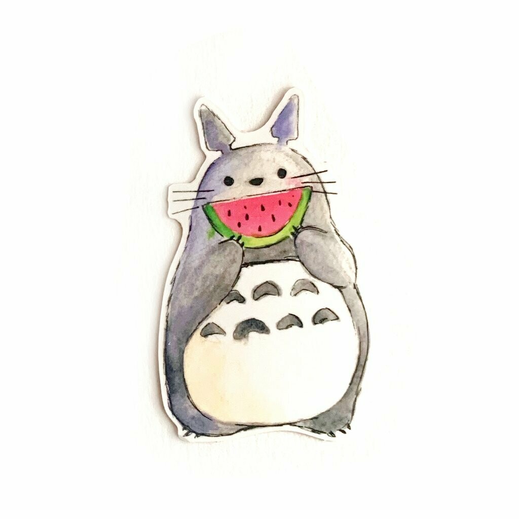 Watermelon Totoro Sticker