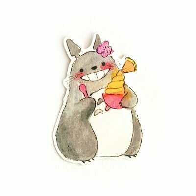 Dole Whip Totoro Sticker