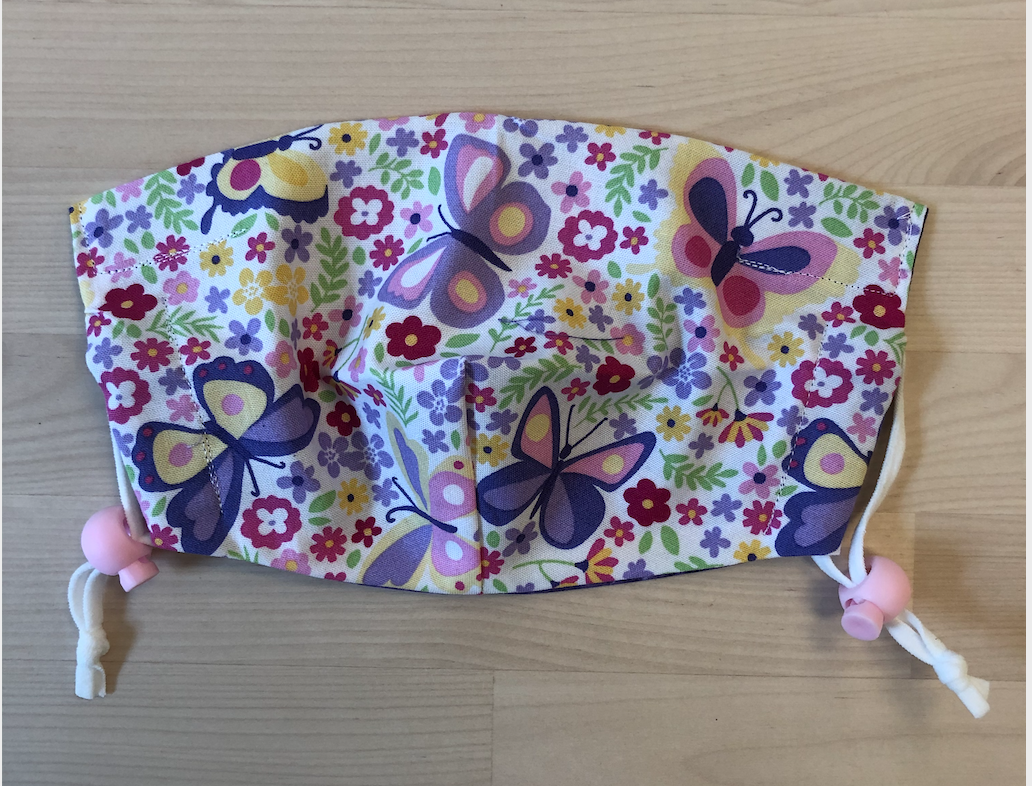 SALE - Facemask, Purple Butterfly