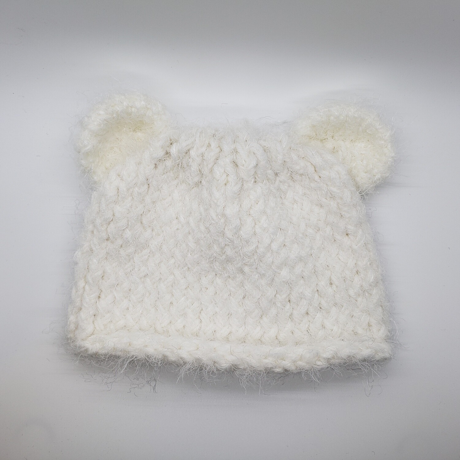 Bear Hat, White