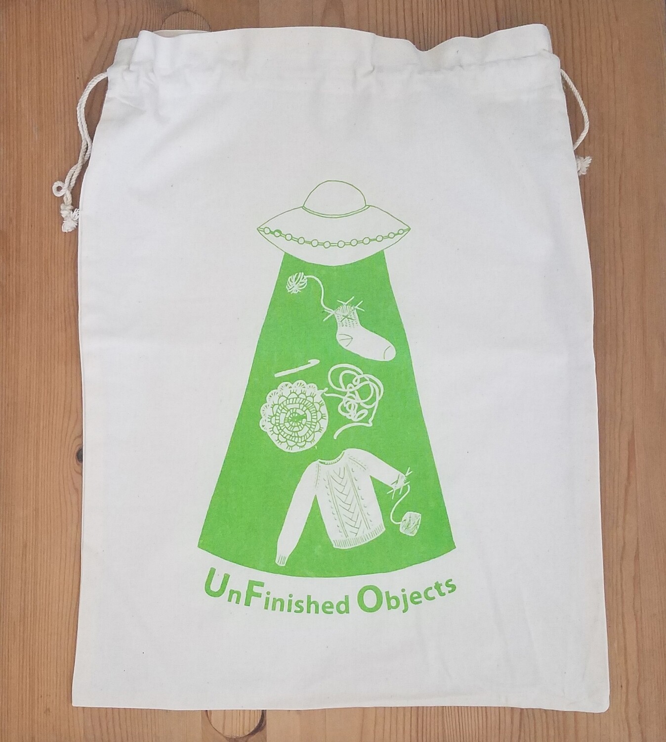 Drawstring Bag, UFO