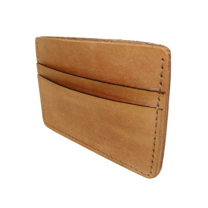 Card Holder, Tan Leather