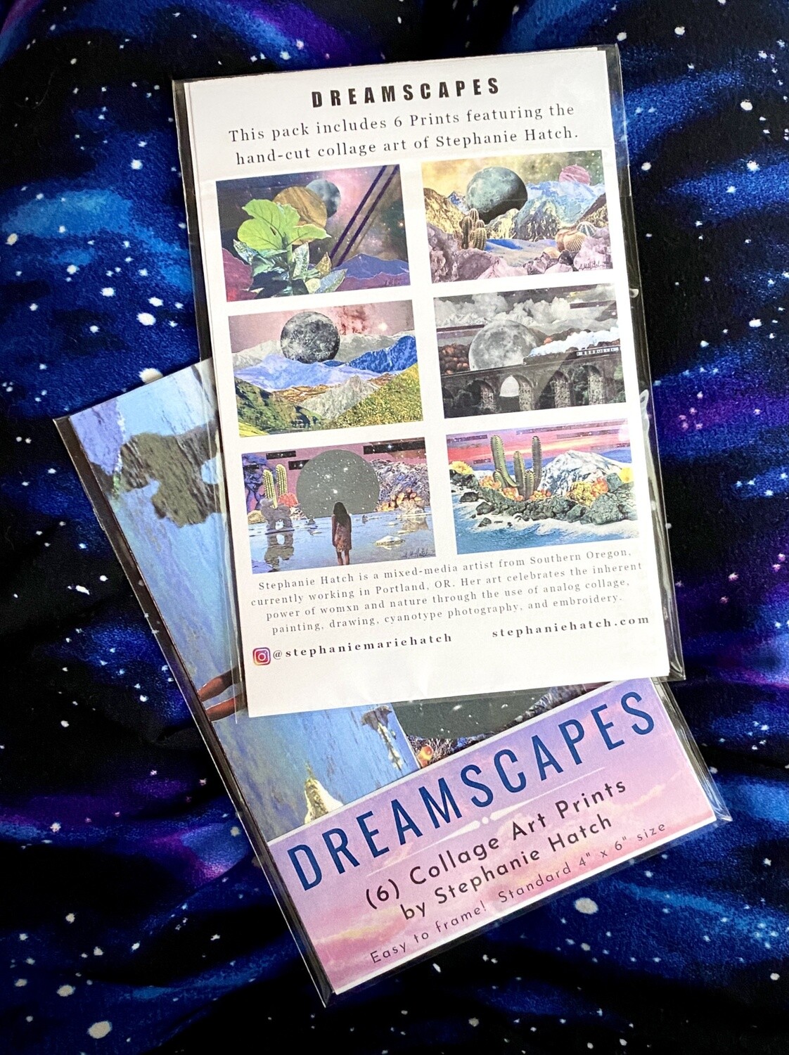 Dreamscapes, 4x6 Art Print Set of 6