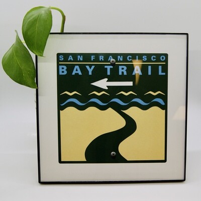 Alameda Bay Trail #02 6x6 Print Framed v.2