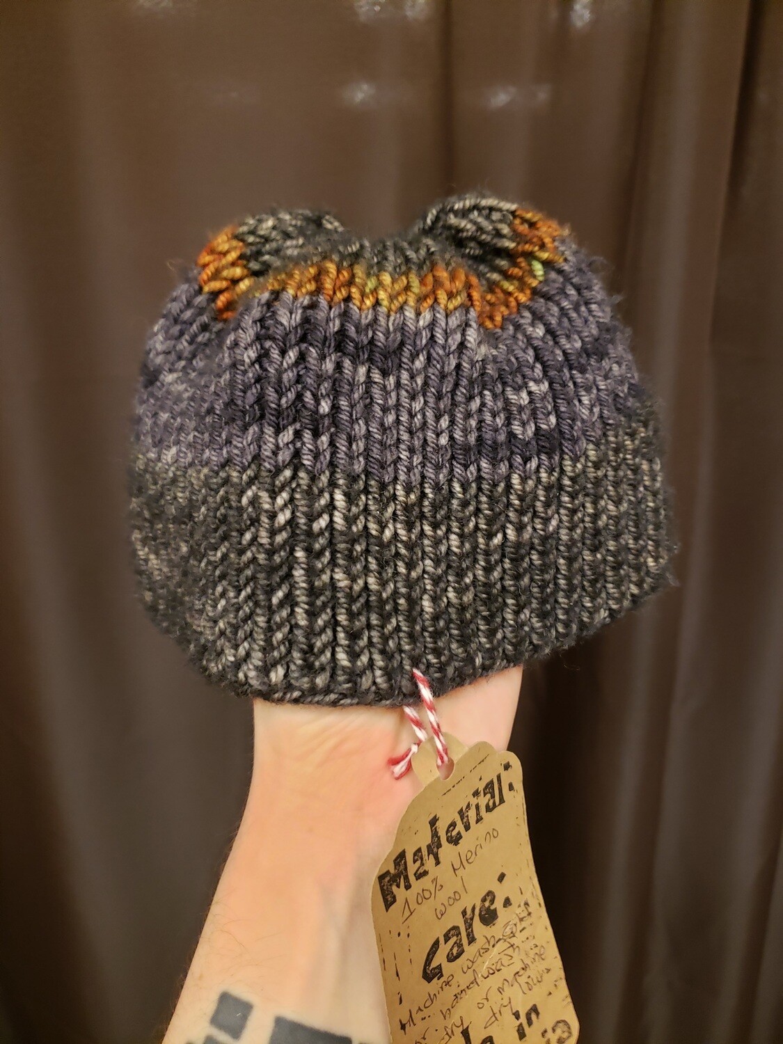 Charcoal striped mini 0-12 mo.