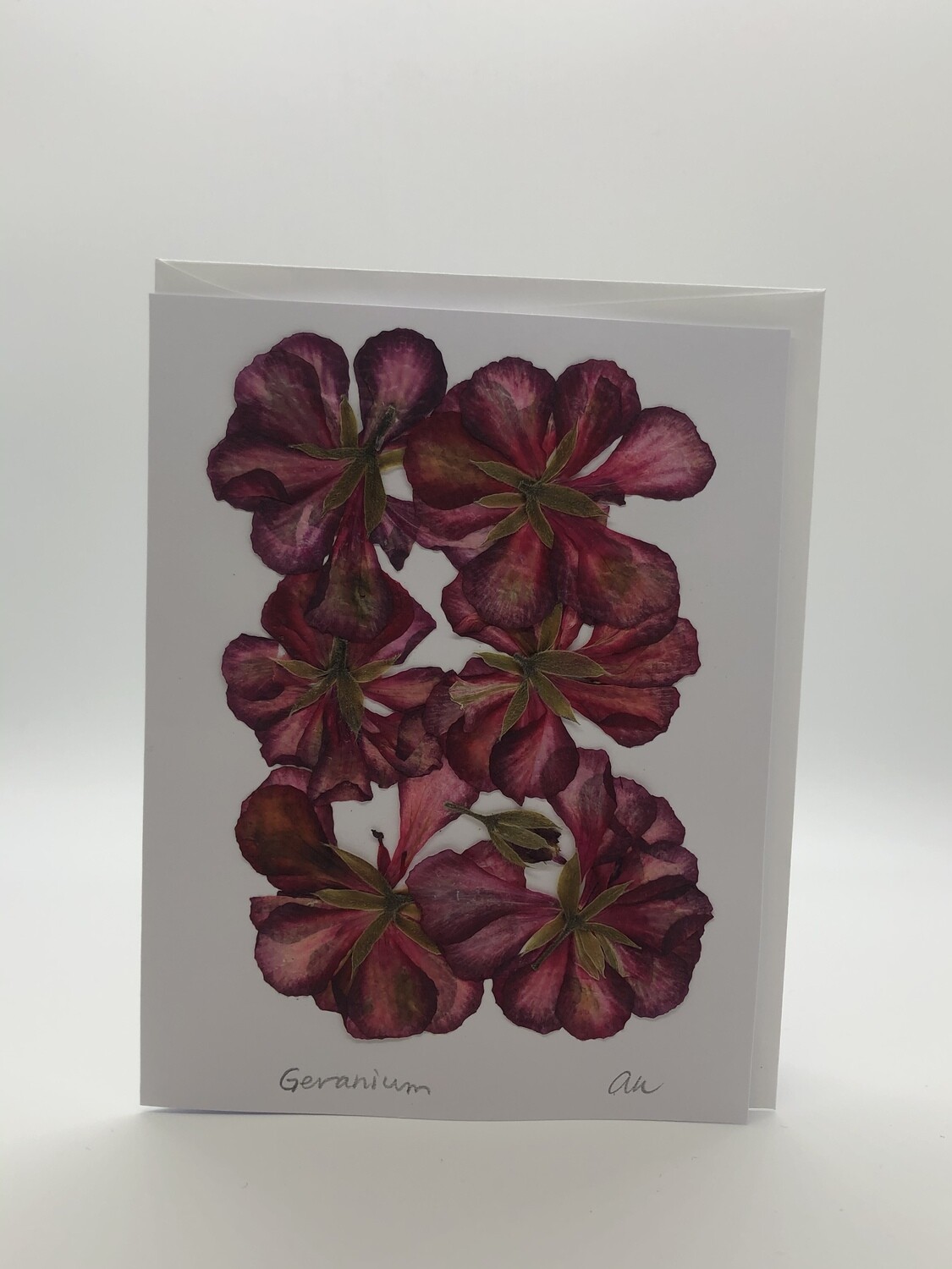 Flower Card (4x6), Geranium