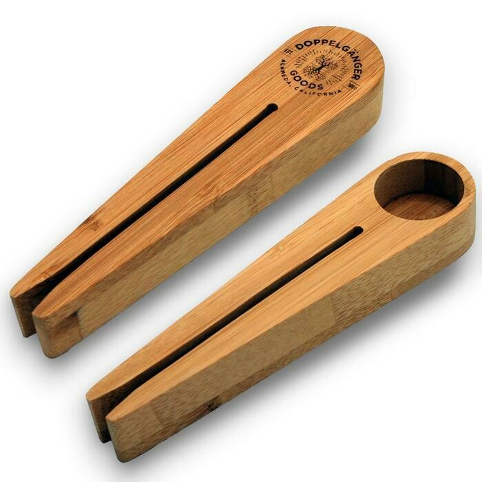 Bamboo Measuring Scoop and Bag Clip