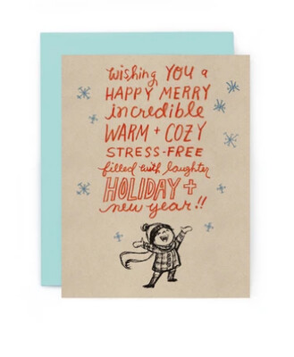 Holiday &amp; New Year Wishes Card