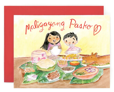 Maligayang Pasko Food Card