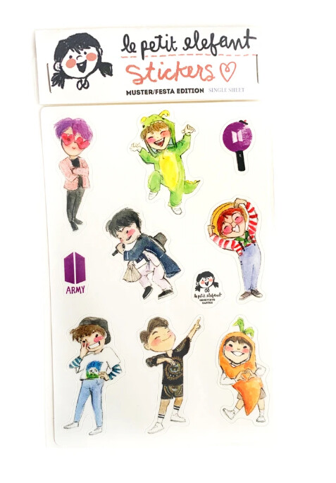 BTS Muster Sticker Sheet