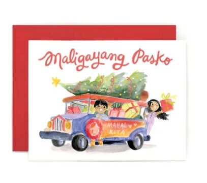 Maligayang Pasko Jeepney Card