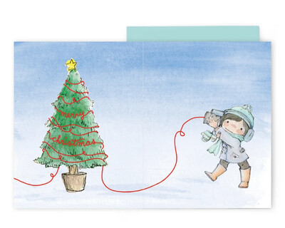 Tin Can Christmas Card